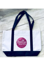 Load image into Gallery viewer, Novelty Graphic Print Tote Bag &quot;hello BEAUTIFUL&quot;
