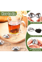 Load image into Gallery viewer, Stainless Steel Tea Heart Shape Mesh Infuser
