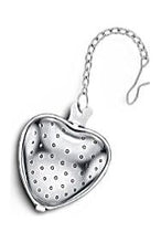 Load image into Gallery viewer, Stainless Steel Tea Heart Shape Mesh Infuser
