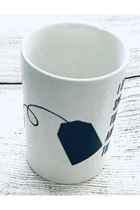 Mug with Tea Quoted "I swear to spill the tea the whole tea and nothing but the tea" - 14 oz